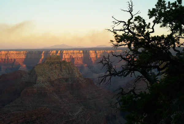 Grand Canyon Vista Dal Bordo Nord — Foto Stock