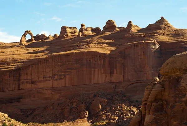 Paesaggio Mozzafiato Nel Parco Nazionale Dell Arches Utah — Foto Stock