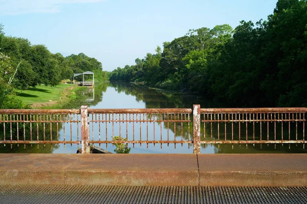 Brücke Über Bayou Teche Breaux Bridge Louisiana Usa — Stockfoto