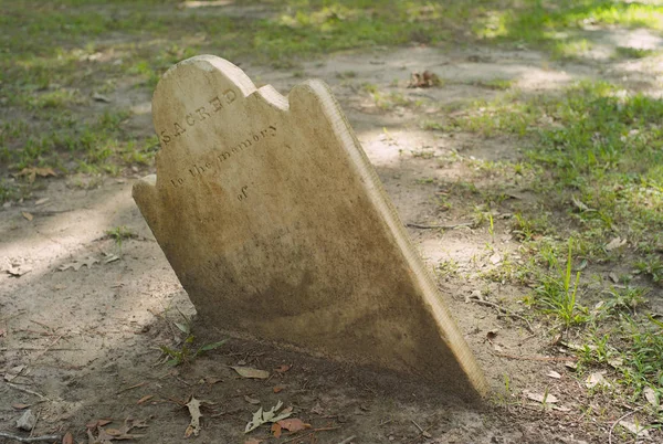 Blanked Old Tombstone Halloween Background — Stock Photo, Image