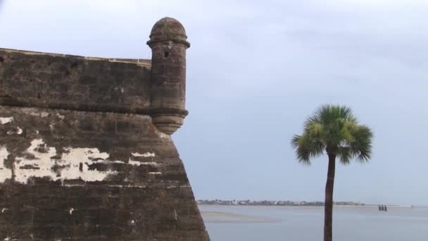 Fort Castillo San Marcos National Monument Saint Augustine Florida United — Stock Video