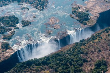 Victoria Falls Havadan Görünüm