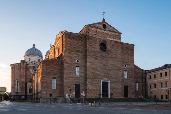 Basílica Santa Giustina Igreja Santa Justina Padova Veneto Itália Nascer — Fotografia de Stock