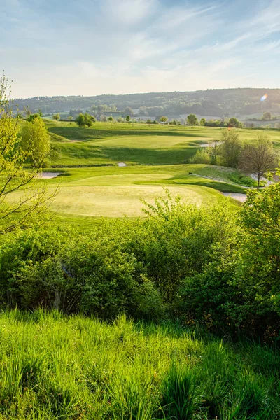 Udsigt Golfbane Landskab - Stock-foto