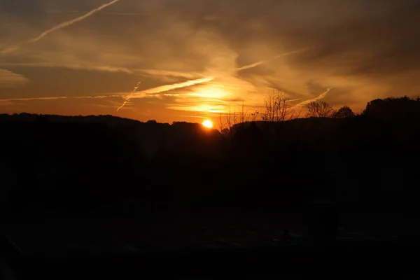 Sonbahar Red sky Sunrise