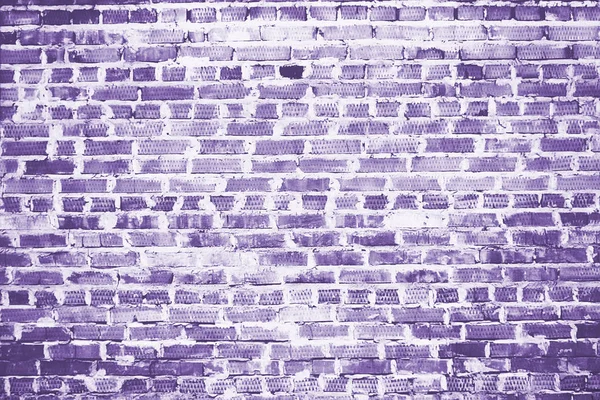 Grunge fundo parede de tijolo violeta. Textura vazia — Fotografia de Stock