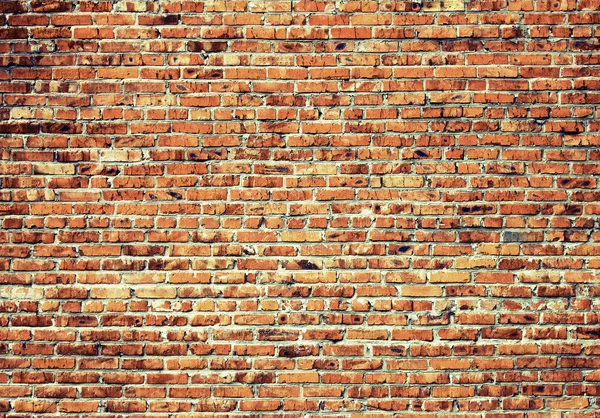 Grunge red brick background. Empty wall texture — Stock Photo, Image