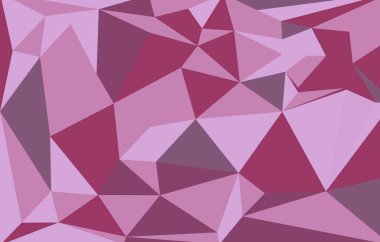 Üçgenli soyut pembe vektör arkaplanı. Vektör illüstrasyonu