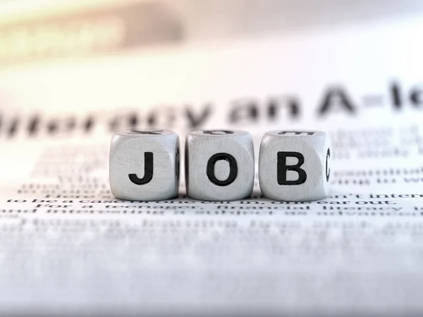 Yeni iş kavramı, 3d render, kavramsal görüntü.