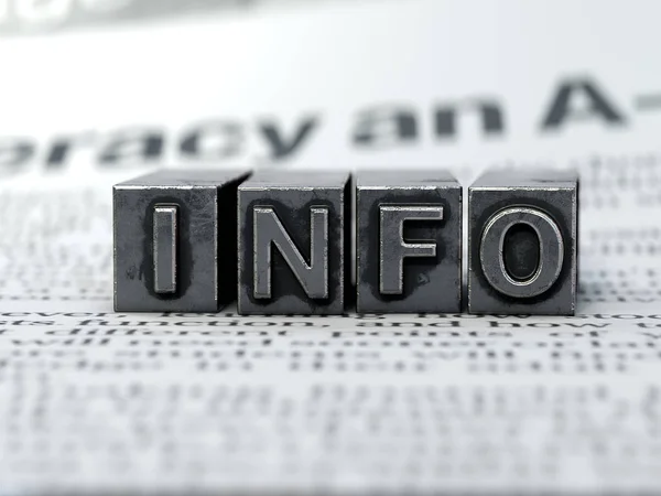 Bilgi sembolü, bilgi kavramı, 3d render, kavramsal görüntü.