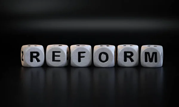 Reform concept.3d işleme, kavramsal görüntü.