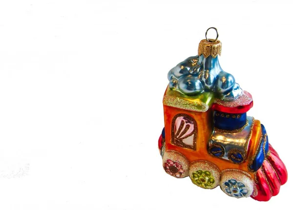 Noel ağacı dekorasyon oyuncak tren.