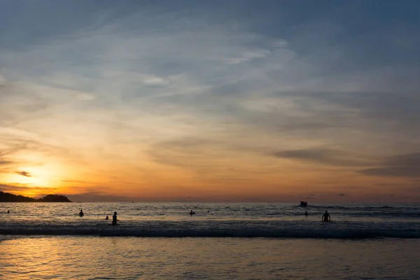 Patong beach Phu-Ket Tayland on Sunset