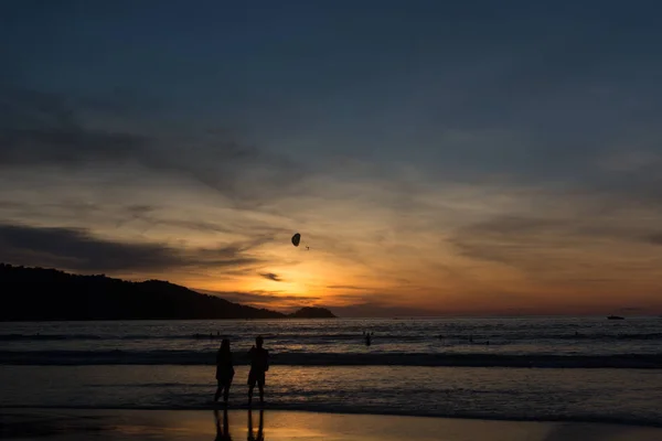 Patong beach Phu-Ket Tayland on Sunset