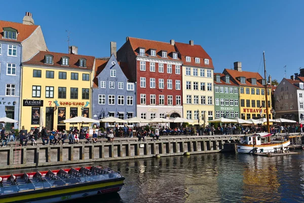 Copenhague Dinamarca Octubre 2018 Nyhavn Distrito Costero Copenhague Dinamarca Hoy — Foto de Stock