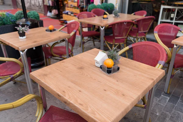 Cafe Table Spain — Stock Photo, Image