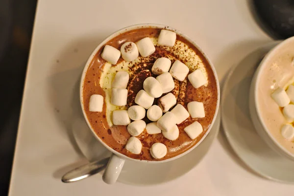 Hot Chocolate Drink Marshmallow — Stock Photo, Image