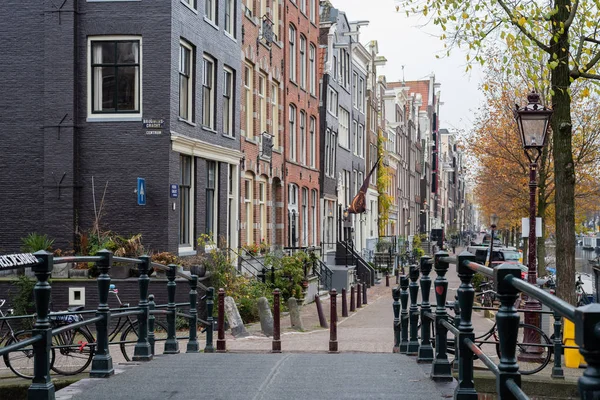 Amsterdam kanalları kış aylarında