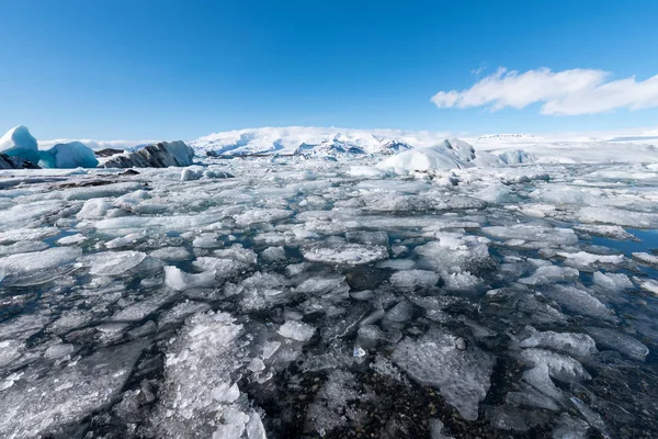 Lagoa glaciar na Islândia — Fotografia de Stock