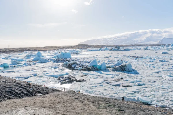 Ledovcová laguna na souostroví — Stock fotografie