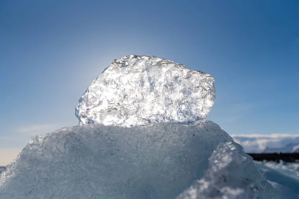 钻石海滩的冰冰川 — 图库照片