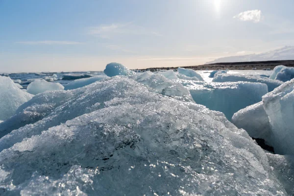 ダイアモンド ビーチで氷河の氷 — ストック写真