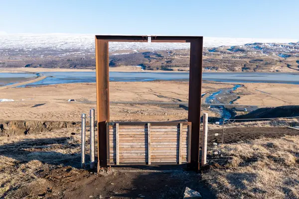 アイスランドの風景をへインギフォスもあります。 — ストック写真