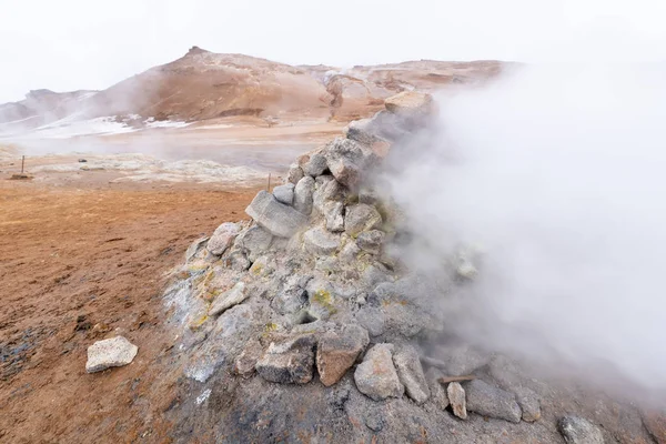 Zone géothermique islandaise en Islande — Photo