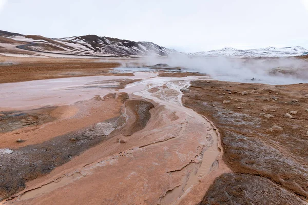 Zone géothermique islandaise en Islande — Photo