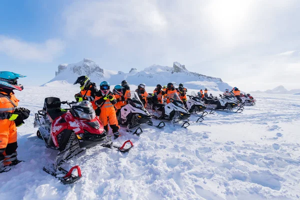 Kar İzlanda gracier mobil