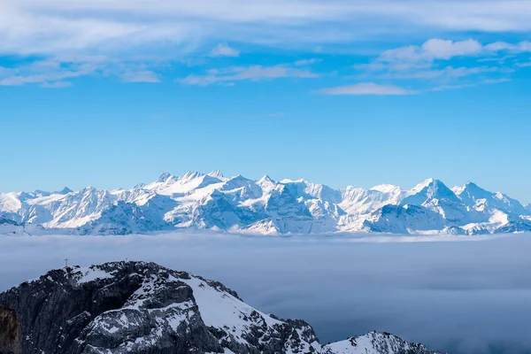 Ponto de vista montanha Titlis Imagens De Bancos De Imagens