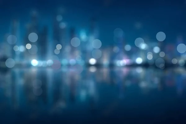 mavi renk bokeh ışık arkaplanı