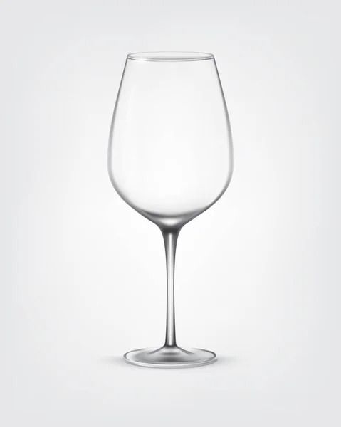 Bicchiere da bere su sfondo grigio — Vettoriale Stock