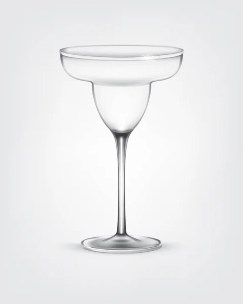 Glas zum Trinken auf grauem Hintergrund — Stockvektor