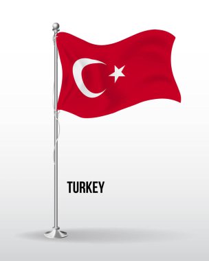 Yüksek detaylı hindi bayrağı