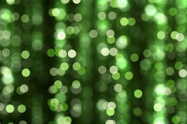 yeşil renk bokeh ışık arkaplanı