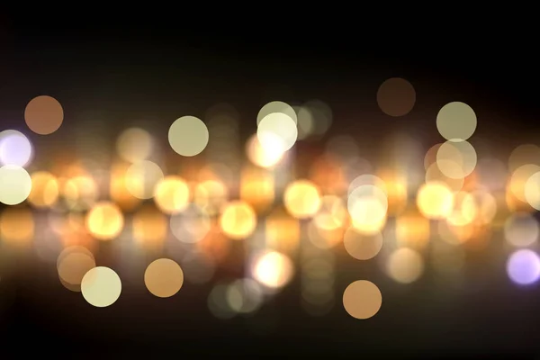 Gouden kleur bokeh lichte achtergrond — Stockfoto