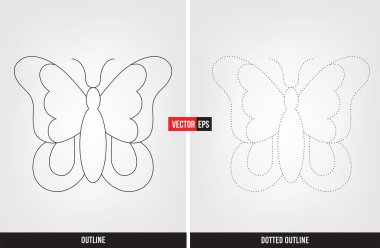 renk ve iz, anaokulu ve anaokulu vektörü için izleme çalışma tablosu