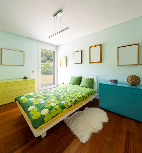 Dormitorio Con Baño Privado Habitación Hay Nadie Adentro —  Fotos de Stock