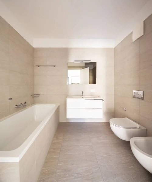 Modern Daire Kimse Içeri Banyo — Stok fotoğraf