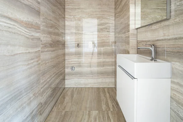 Modern Lüks Evin Içeride Banyo Kimse Yok — Stok fotoğraf