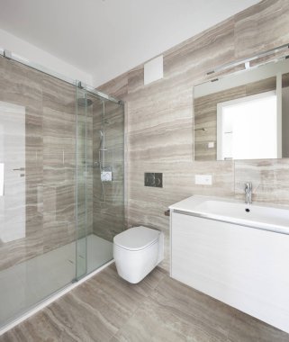 İç modern daire, içeride kimse yok