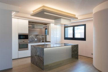 Modern lüks daire, boş tavan iç