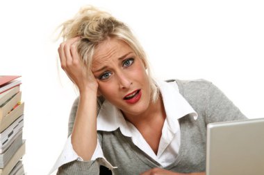 Memur olarak kadın portre