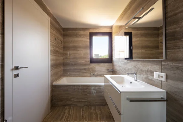 Interior Casa Lujo Moderna Nadie Dentro Baño — Foto de Stock