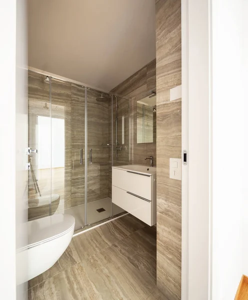 Modern Lüks Evin Içeride Banyo Kimse Yok — Stok fotoğraf