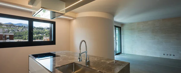 Interior Del Moderno Apartamento Lujo Ático Vacío —  Fotos de Stock