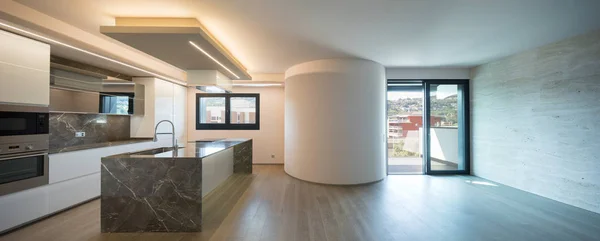 Interieur Van Moderne Luxe Appartement Lege Zolder — Stockfoto