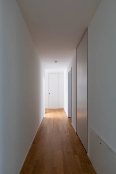 Long Corridor Parquet — Stock Photo, Image