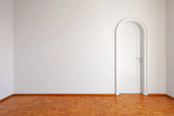 Λευκό Τοίχο Θολωτή Πόρτα Έννοια — Φωτογραφία Αρχείου